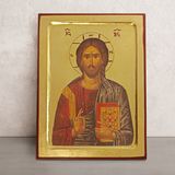 Ікона під старовину Ісус Христос Спаситель 22,5 Х 29 см ML 06 фото