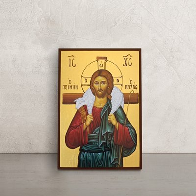 Ікона Ісус Христос Добрий пастир 10 Х 14 см L 282 фото