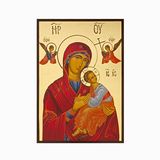 Ікона Божої Матері Неустанної Помочі 10 Х 14 см L 587 фото