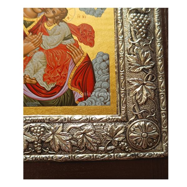 Ексклюзивна ікона Божої Матері Глікофілуса 23,5 Х 30 см E 05 фото