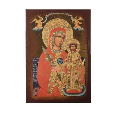 Ікона Божої Матері Нев'янучий Цвіт 14 Х 19 см L 372 фото