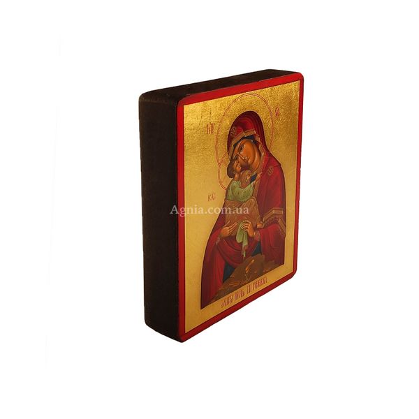 Писана Почаївська ікона Божої Матері  10 Х 13 см m 79 фото