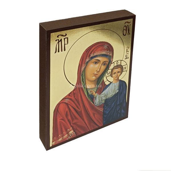 Ікона вінчальна пара Божа Матір Казанська та Ісус Христос 10 Х 14 см L 733 фото
