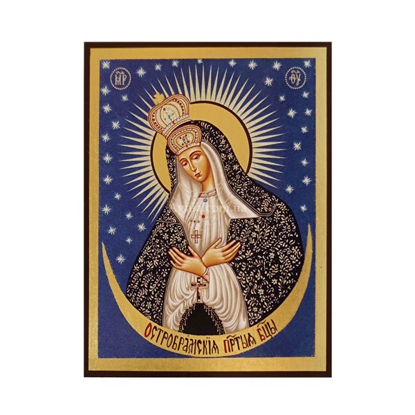 Икона Божией Матери Остробрамская 14 Х 18 см L 324 фото