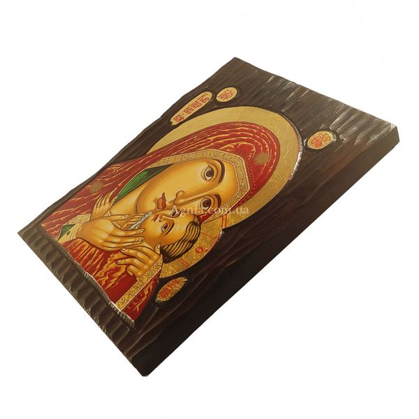 Икона Касперовской Богородицы писаная на холсте 22,5 Х 28 см m 155 фото