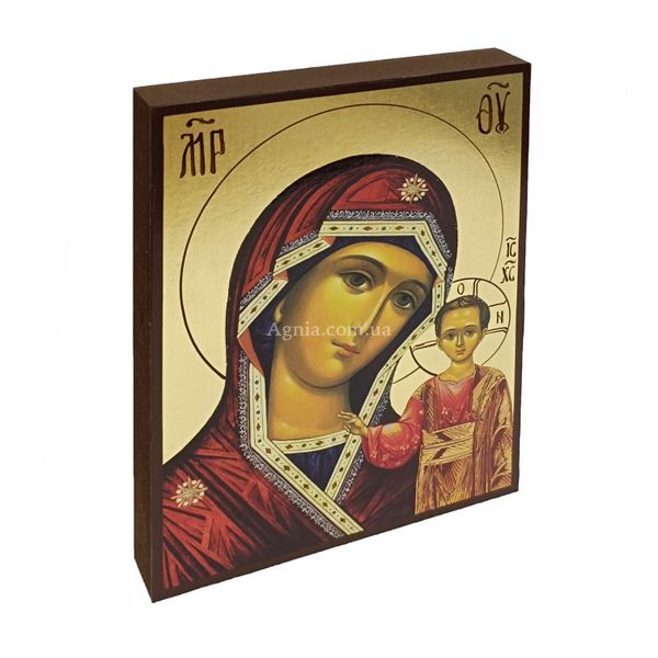 Ікона вінчальна пара Божа Матір Казанська та Ісус Христос 14 Х 19 см L 736 фото