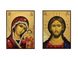 Ікона вінчальна пара Божа Матір Казанська та Ісус Христос 14 Х 19 см L 736 фото 1
