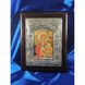 Ексклюзивна ікона Божа Матір Нев'янучий Цвіт ручний розспис на холсті, срібло та позолота розмір 20 Х 25 см E 16 фото 1