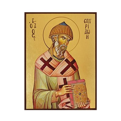 Ікона Святий Спиридон Триміфунтський 14 Х 19 см L 327 фото
