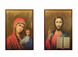 Ікона вінчальна пара Божа Матір та Ісус Христос 2 ікони 14 Х 19 см L 139 фото 1