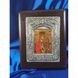 Ексклюзивна ікона Божа Матір Нев'янучий Цвіт ручний розспис на холсті, срібло та позолота розмір 16 Х 20 см E 19 фото 1