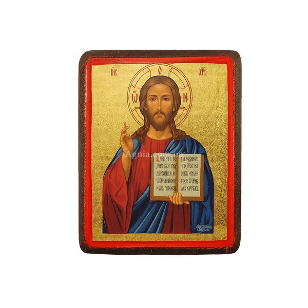 Писана ікона вінчальна пара Ісус Христос та Божа Матір Казанська 10 Х 13 см m 85 фото