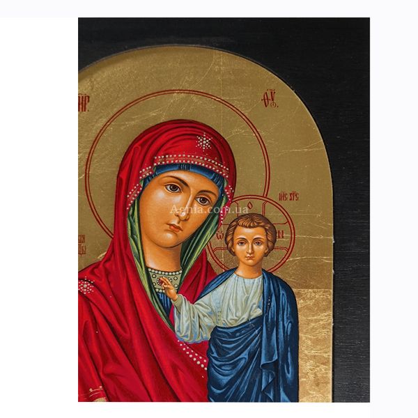 Писана ікона вінчальна пара Ісус Христос і Божа Матір 2 ікони 22,5 Х 29 см m 06-7 фото