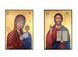 Ікона вінчальна пара Божа Матір Казанська та Ісус Христос  20 Х 26 см L 556 фото 1
