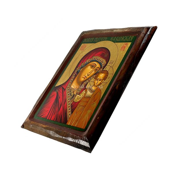 Писана Казанська ікона Пресвятої Богородиці 22 Х 28 см m 148 фото