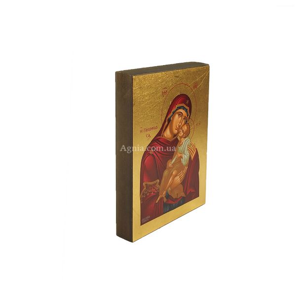 Писана ікона Божої Матері Глікофілуса 9 Х 11,5 см m 89 фото