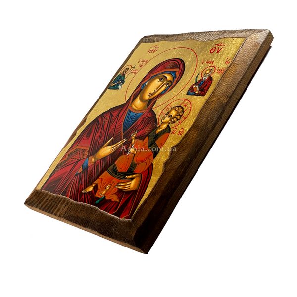 Дерев'янна писана ікона  Божої Матері Скоропослушниця 23,5 Х 28,5 см m 149 фото
