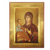Писана ікона Божа Матір Троєручиця 23 Х 29 см m 150 фото