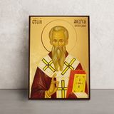 Ікона Андрій Критський Святитель Архієпископ 14 Х 19 см L 254 фото