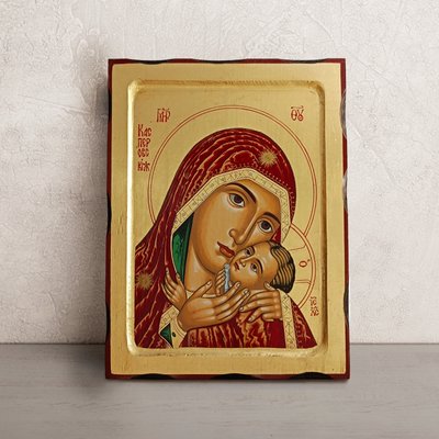 Писаная икона Касперовская Пресвятая Богородица 22,5 Х 28,5 см m 152 фото