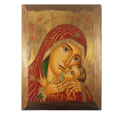Писаная икона Божия Матерь Касперовская 22,5 Х 28 см m 153 фото