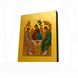 Ікона Свята трійця писана на холсті 10 Х 13 см m 100 фото 5