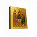 Ікона Свята трійця писана на холсті 10 Х 13 см m 100 фото 4