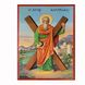 Писаная икона Апостол Андрей Первозванный 19 Х 29 см M 181 фото 1