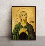 Іменна ікона Свята Марія Єгипетська 14 Х 19 см L 213 фото