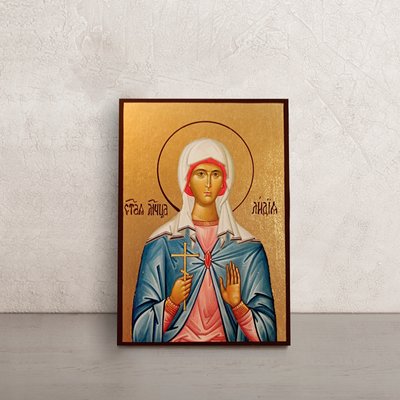 Іменна ікона Свята Лідія 10 Х 14 см L 13 фото