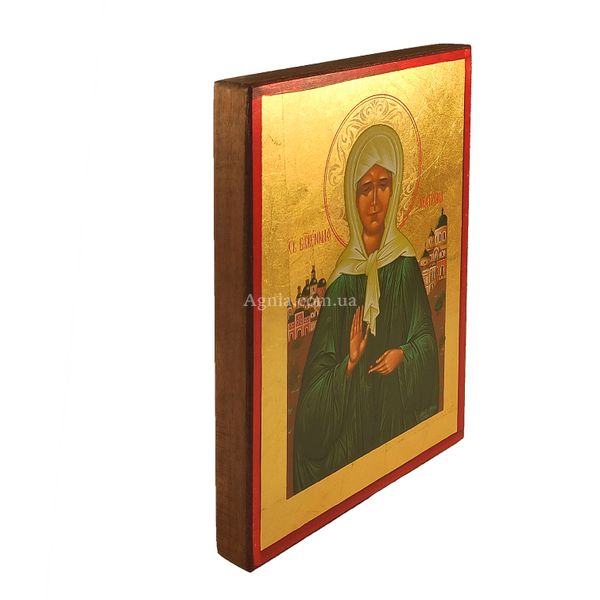 Писана ікона Святої Матрони 19 Х 25 см m 112 фото