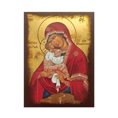 Почаївська ікона Божої Матері 14 Х 19 см L 813 фото