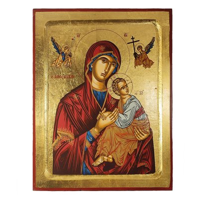 Писана ікона Божої Матері Неустанної Помочі 22,5 Х 29 см m 106 фото