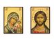 Ікона вінчальна пара Божа Матір Казанська та Ісус Христос 2 ікони 10 Х 14 см L 268 фото 1