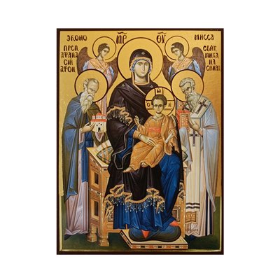 Ікона Божої Матері Економіса Домобудівниця 14 Х 19 см L 448 фото