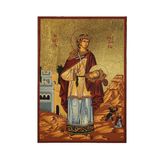 Писана ікона Святої Варвари великомучениці 12 Х 18 см m 120 фото