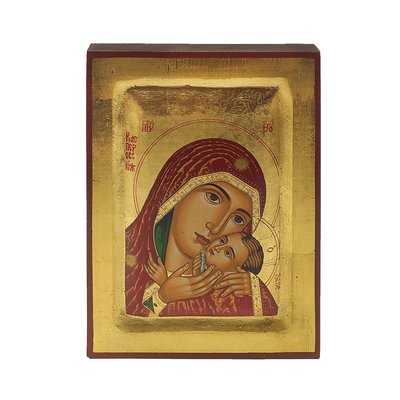 Писаная икона Божия Матерь Касперовская 16,5 Х 22,5 см m 66 фото