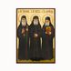 Ікона Святі Яков, Паїсій та Порфирій 10 Х 14 см L 761 фото 1