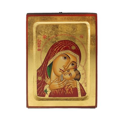Писаная икона Касперовской Богородицы 16,5 Х 22,5 см m 67 фото