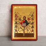 Писана ікона Ісус Христос Виноградна лоза 19,5 Х 26 см m 39 фото
