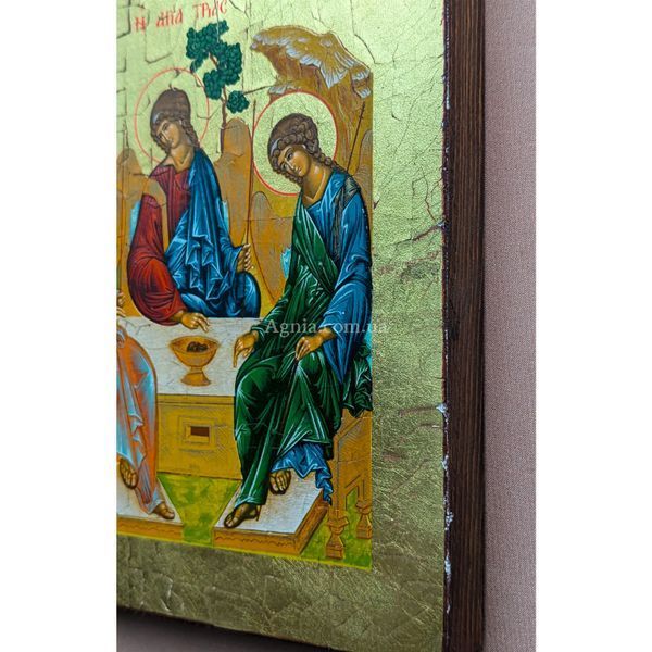 Греческая писаная икона Святая Троица (Ветхозаветная) 15 &times; 19 см M 397 D фото