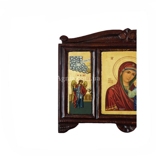 Писана  ікона Казанської Пресвятої Богородиці 34 Х 29 см E 51 фото