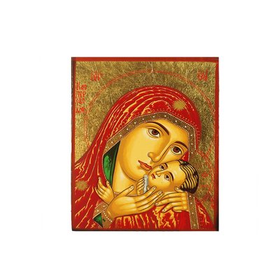 Касперовська ікона Божої Матері писана на холсті 9 Х 11,5 см m 128 фото