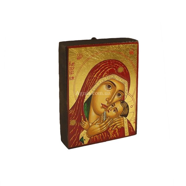 Касперовская икона Божией Матери писаная на холсте 9 Х 11,5 см m 128 фото