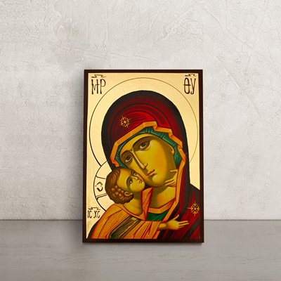Володимирська ікона Пресвятої Богородиці 10 Х 14 см L 586 фото