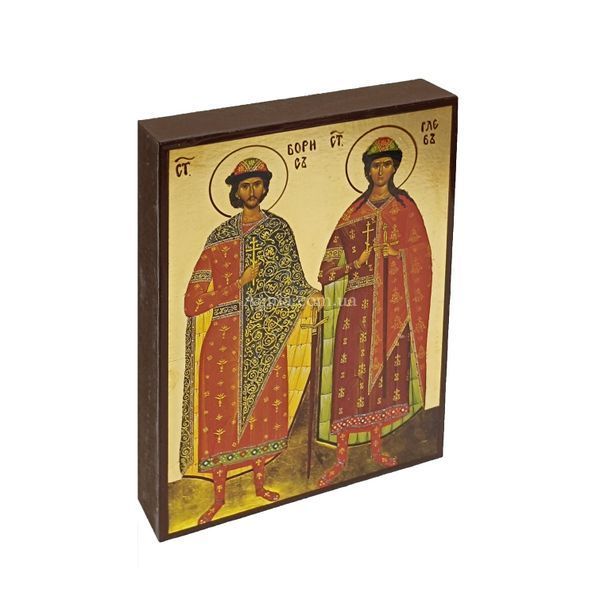 Икона Святых Бориса и Глеба 10 Х 14 см L 496 фото