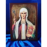 Именная икона Святая Нина Грузинская 14 Х 19 см L 318 фото