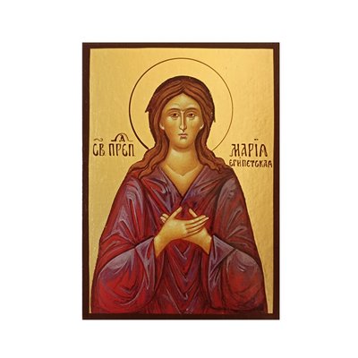 Іменна ікона Свята Марія Єгипетська 10 Х 14 см L 117 фото