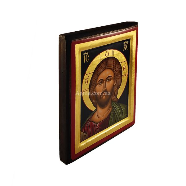 Ікона Ісус Христос Спаситель писана на холсті 15 Х 19 см m 73 фото