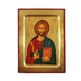 Писаная икона Иисус Христос Спаситель 16,5 Х 22,5 см m 74 фото